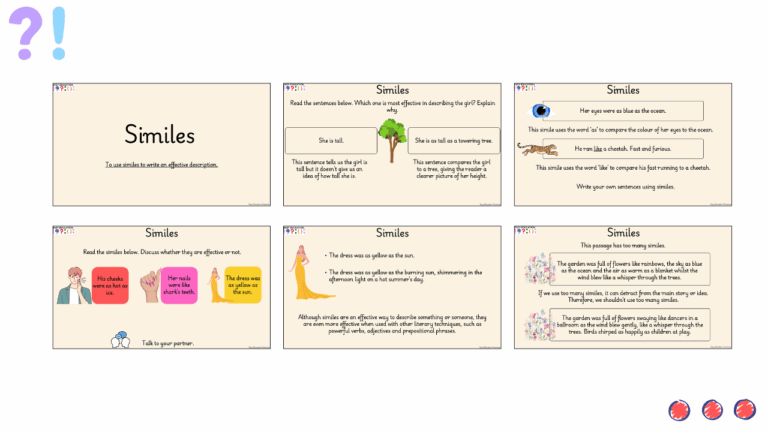 Similes – Easy Education Grammar