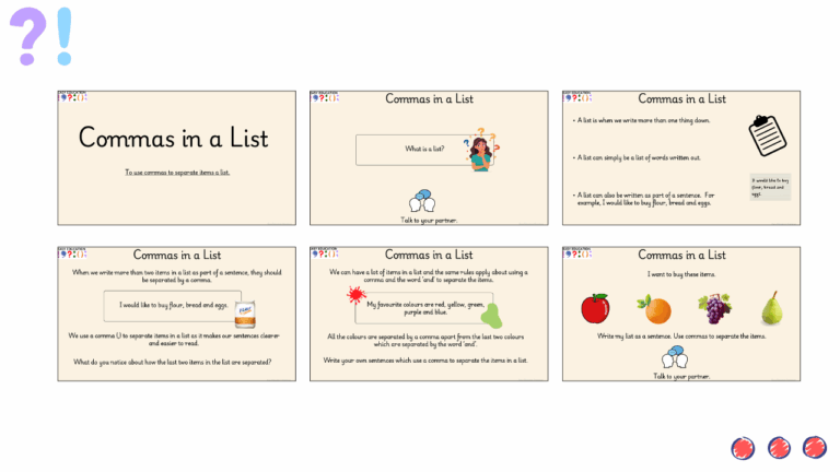 Commas in a List – Easy Education Grammar