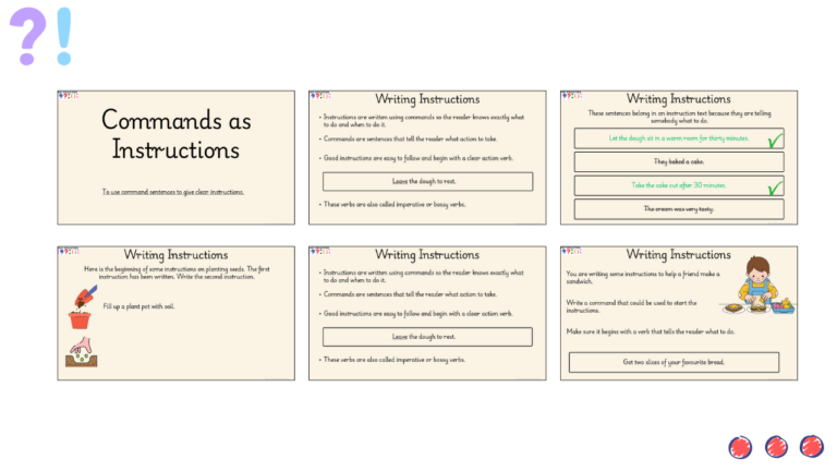 Writing Commands as Instructions – Easy Education Grammar